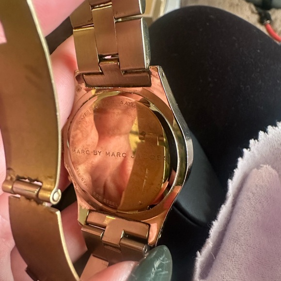 Marc by Marc Jacobs Blade Chronograph Watch Women Gold Tone - Picture 5 of 8